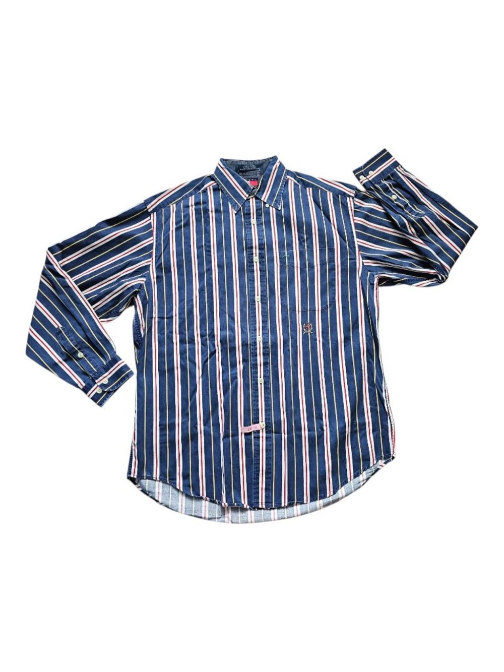 VTG 90s Tommy Hilfiger long sleeve stripe shirt . Small